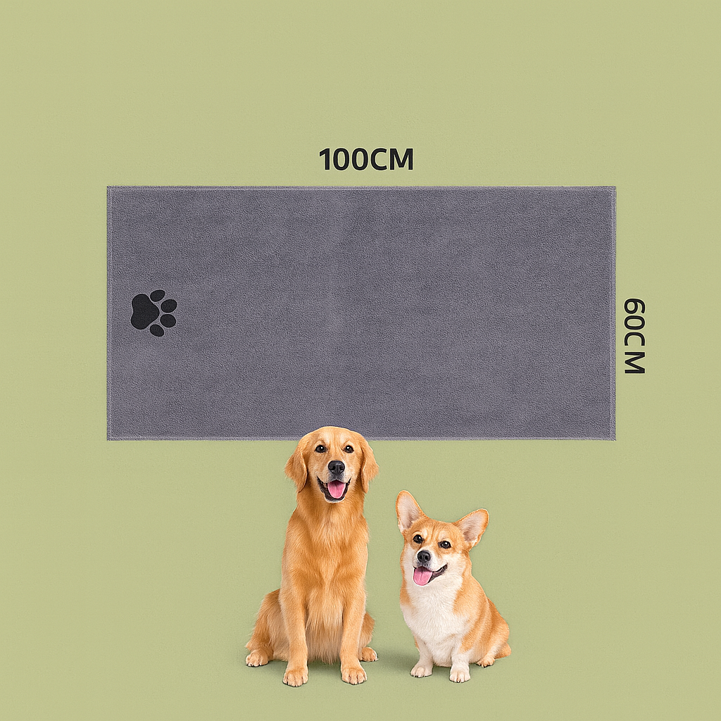 🐾 PetDry Towel™ タオル – 超吸水でふんわり柔らか